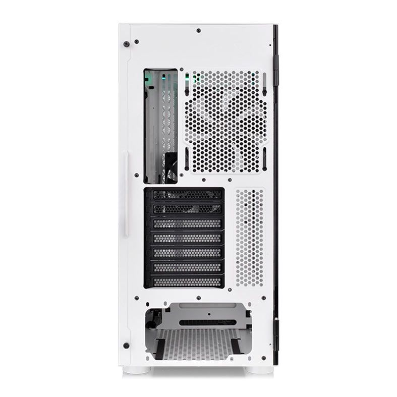 Gabinete Gamer Thermaltake H590 TG, ARGB, Mid-Tower, Lateral de Vidro, Com 1 Fan, Branco, CA-1X4-00M6WN-00