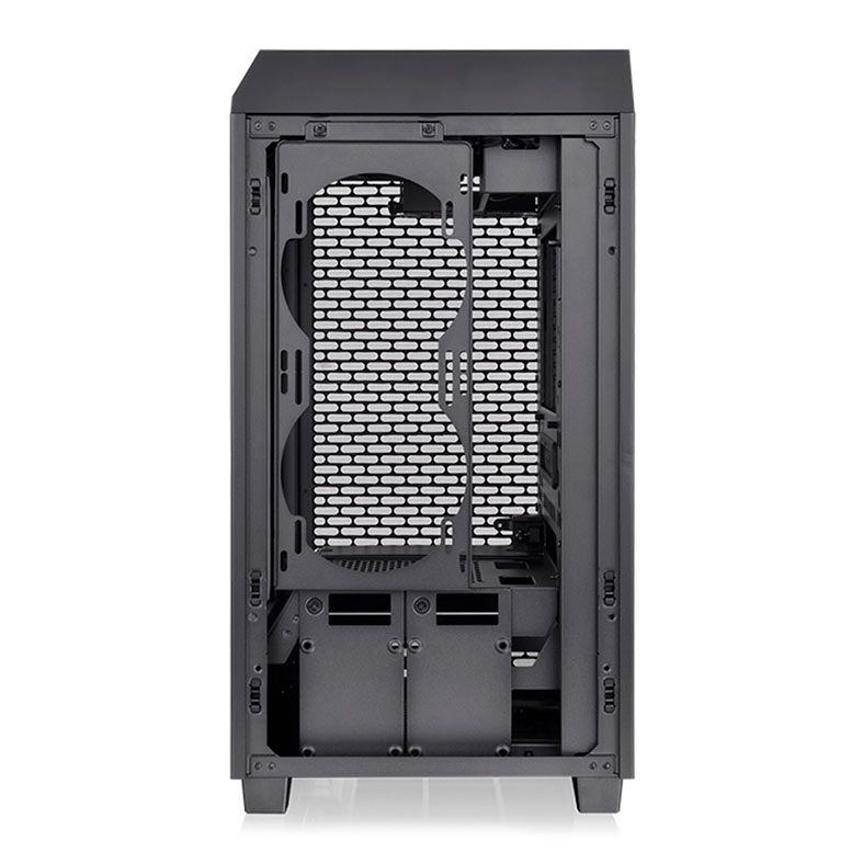 Gabinete Gamer Thermaltake The Tower 200, Mini-Tower, Lateral de Vidro, Com 2 Fans, Preto, CA-1X9-00S1WN-00