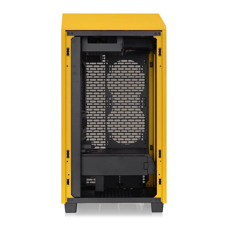 Gabinete Gamer Thermaltake The Tower 200 Bumblebee Edition, ARGB, Mini-Tower, Lateral de Vidro, Com 3 Fans, CA-1X9-00S4WN-00