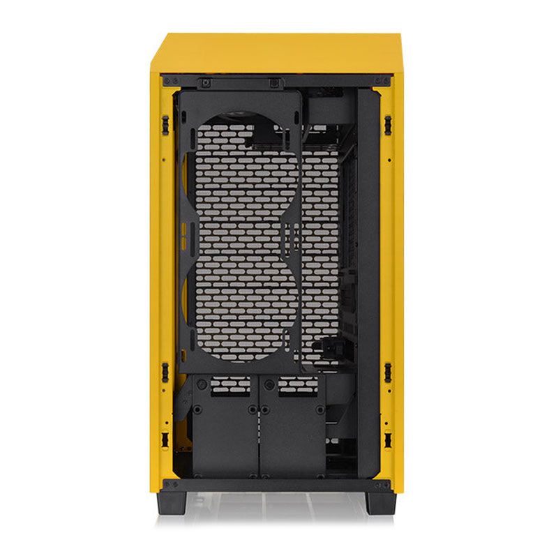 Gabinete Gamer Thermaltake The Tower 200 Bumblebee Edition, ARGB, Mini-Tower, Lateral de Vidro, Com 3 Fans, CA-1X9-00S4WN-00
