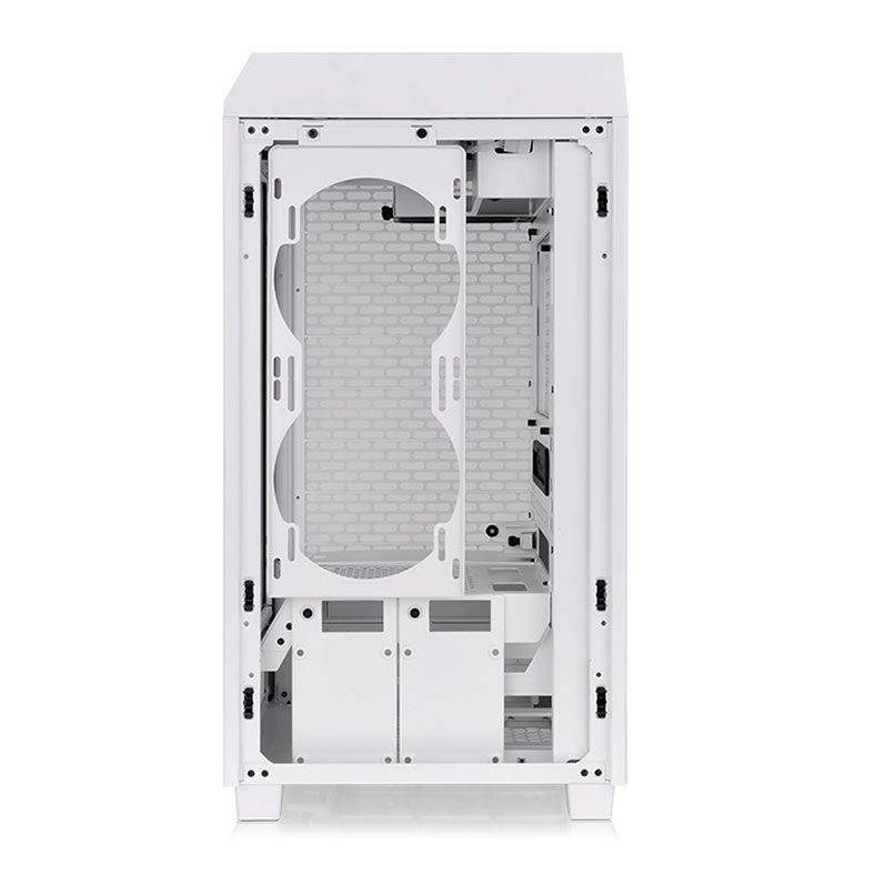 Gabinete Gamer Thermaltake The Tower 200 Snow Edition, Mini-Tower, Lateral de Vidro, Com 2 Fans, Branco, CA-1X9-00S6WN-00