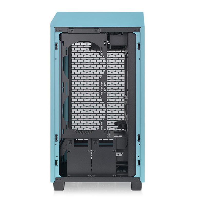 Gabinete Gamer Thermaltake The Tower 200 Turquoise Edition, Mini-Tower, Lateral de Vidro, CA-1X9-00SBWN-00