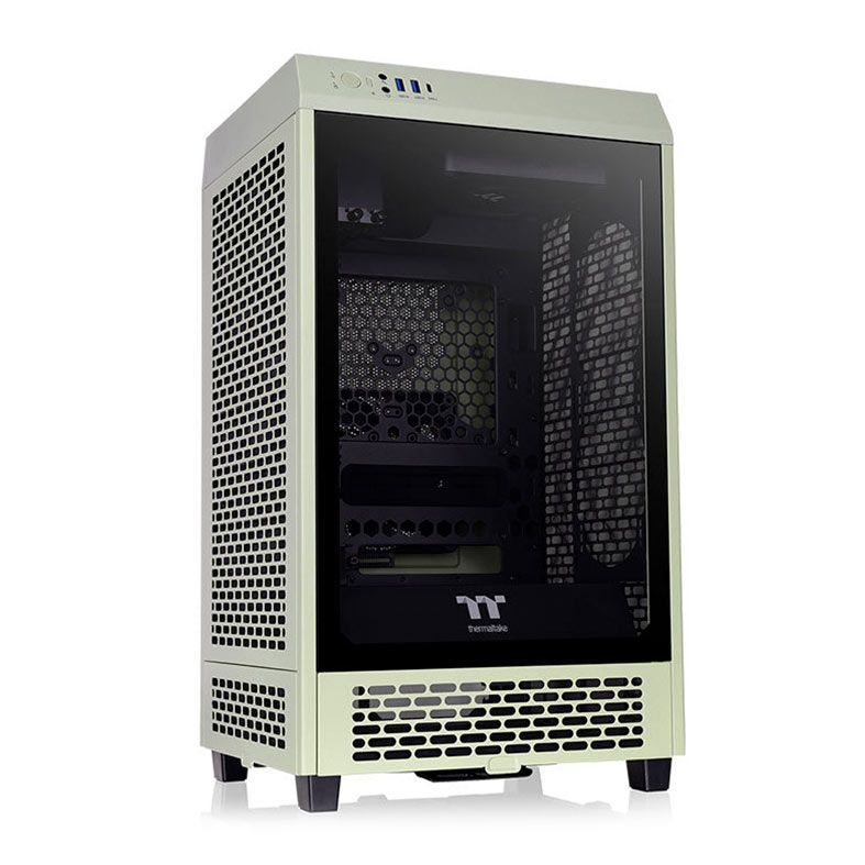 Gabinete Gamer Thermaltake The Tower 200 Matcha Green Edition, Mini-Tower, Lateral de Vidro, CA-1X9-00SEWN-00
