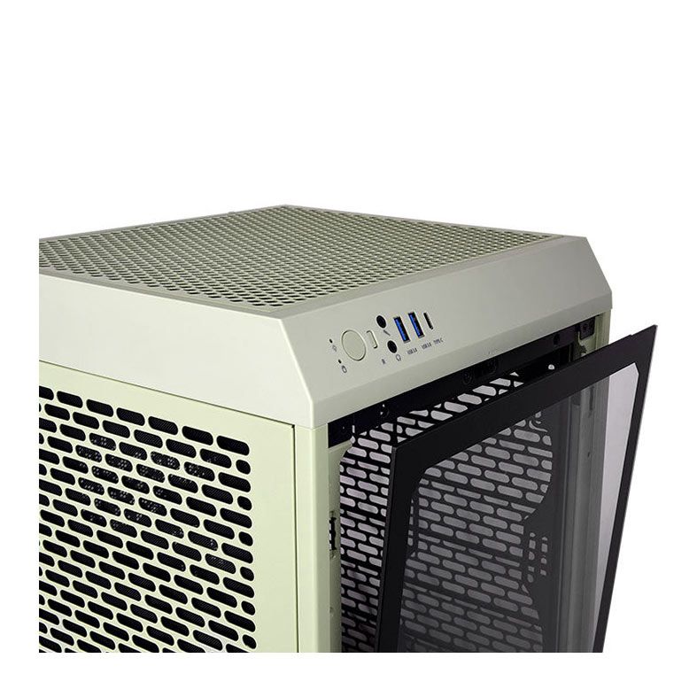 Gabinete Gamer Thermaltake The Tower 200 Matcha Green Edition, Mini-Tower, Lateral de Vidro, CA-1X9-00SEWN-00