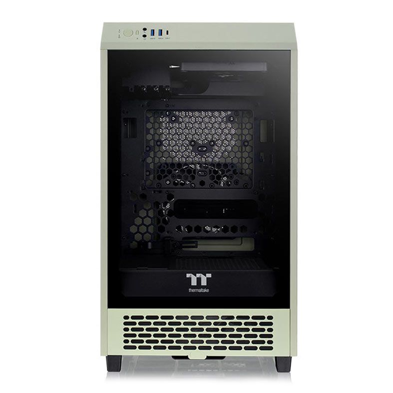 Gabinete Gamer Thermaltake The Tower 200 Matcha Green Edition, Mini-Tower, Lateral de Vidro, CA-1X9-00SEWN-00