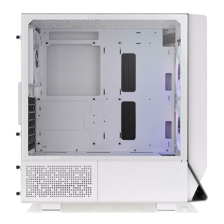Gabinete Gamer Thermaltake Ceres 300 TG ARGB Snow, Lateral de Vidro, Com 3 Fans, Branco, CA-1Y2-00M6WN-00