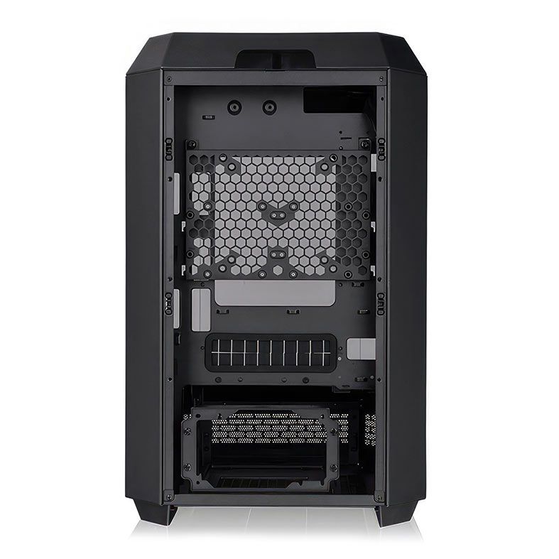 Gabinete Gamer Thermaltake The Tower 300, Mini-Tower, Lateral de Vidro, Com 2 Fans, Preto, CA-1Y4-00S1WN-00