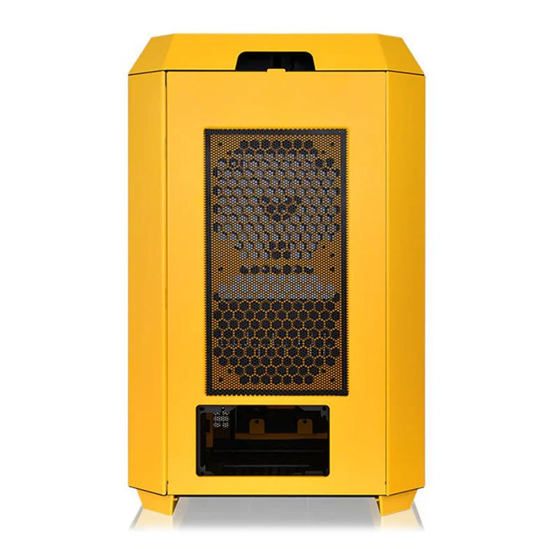 Gabinete Thermaltake The Tower 300 Bumblebee Edition, ARGB, Mid-Tower, Lateral de Vidro, Com 2 Fans, CA-1Y4-00S4WN-00