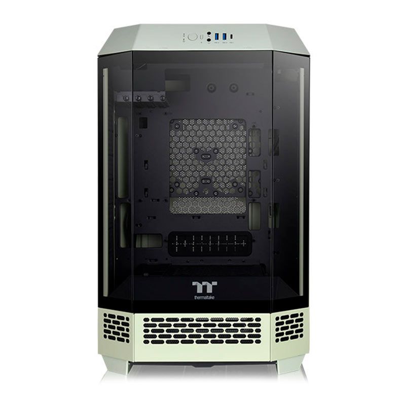 Gabinete Gamer Thermaltake The Tower 300 Matcha Green Edition, Mini-Tower, Lateral de Vidro, CA-1Y4-00SEWN-00