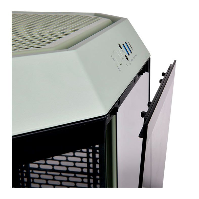 Gabinete Gamer Thermaltake The Tower 300 Matcha Green Edition, Mini-Tower, Lateral de Vidro, CA-1Y4-00SEWN-00