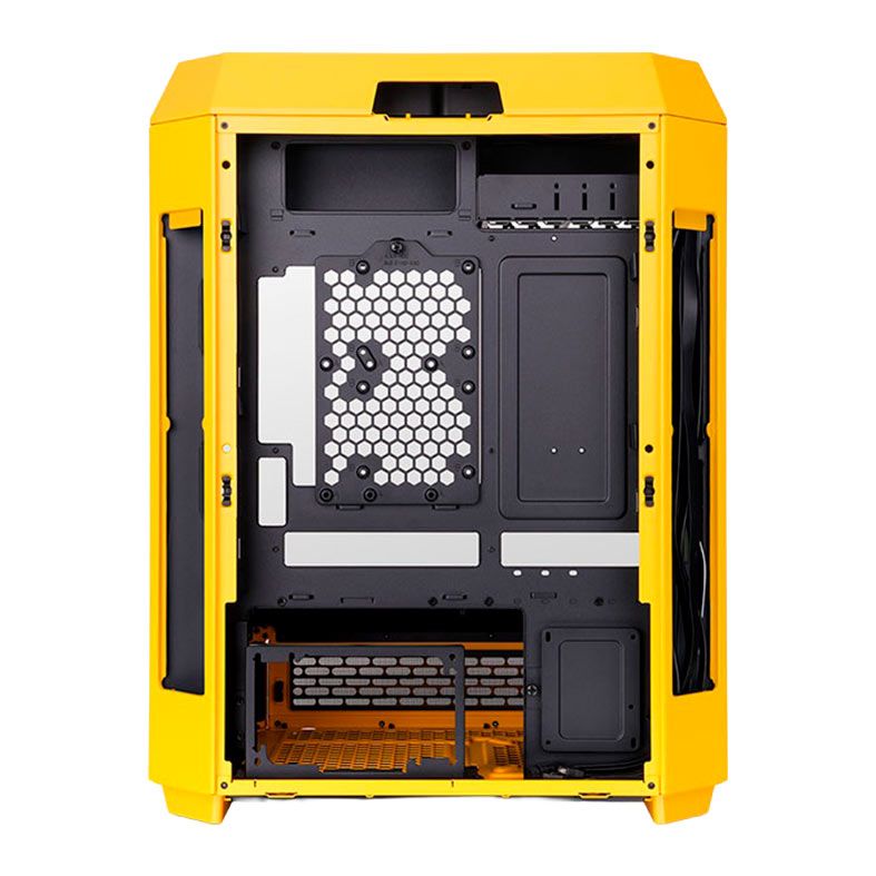 Gabinete Gamer Thermaltake The Tower 600 Bumblebee, Mid-Tower, Lateral De Vidro, Amarelo, CA-1Z1-00M4WN-00