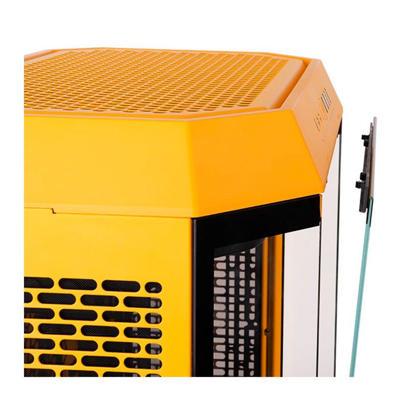 Gabinete Gamer Thermaltake The Tower 600 Bumblebee, Mid-Tower, Lateral De Vidro, Amarelo, CA-1Z1-00M4WN-00