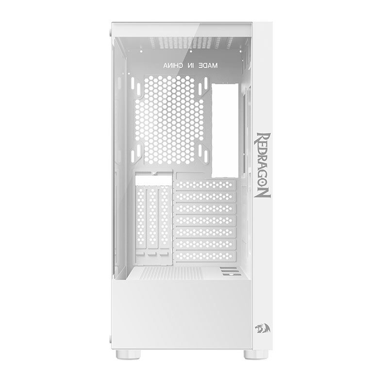 Gabinete Gamer Redragon Reflect, Mid-Tower, Lateral de Vidro, Branco, CA-601W