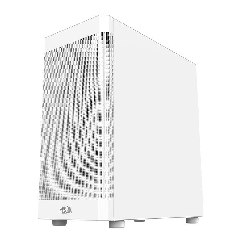 Gabinete Gamer Redragon Aeroglass, Mid-Tower, Lateral de Vidro, Branco, CA-602W