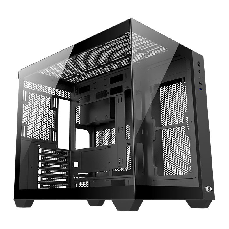Gabinete Gamer Redragon Wideload Lite, Mid-Tower, Lateral de Vidro, Preto, CA-604B