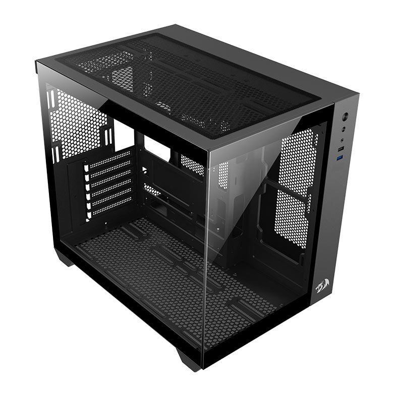 Gabinete Gamer Redragon Wideload Lite, Mid-Tower, Lateral de Vidro, Preto, CA-604B