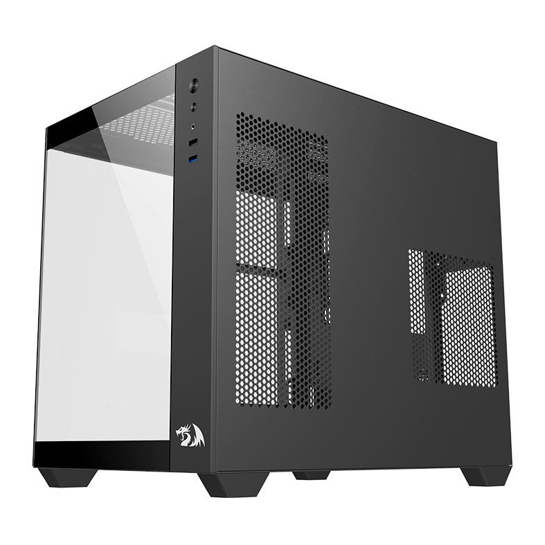Gabinete Gamer Redragon Wideload Lite, Mid-Tower, Lateral de Vidro, Preto, CA-604B