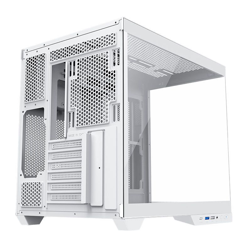 Gabinete Redragon Wideload Pro, Mid-Tower, Lateral de Vidro, Branco, CA-604W-PRO