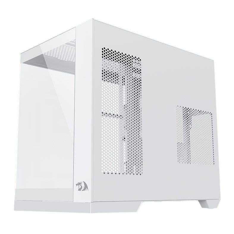 Gabinete Redragon Wideload Pro, Mid-Tower, Lateral de Vidro, Branco, CA-604W-PRO