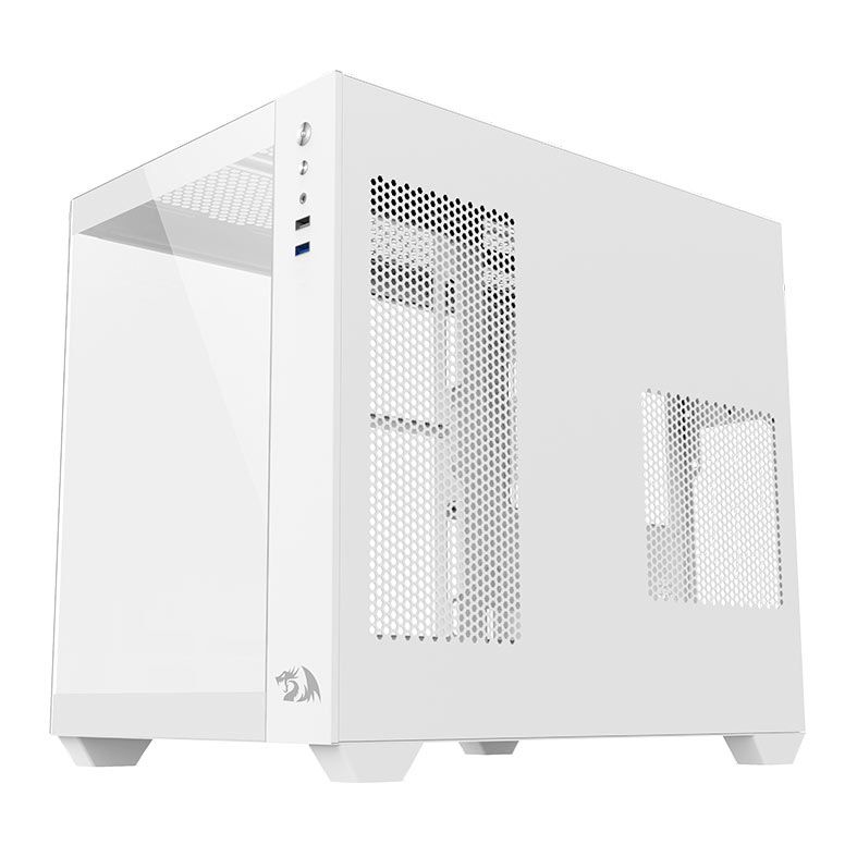 Gabinete Gamer Redragon Wideload Lite, Mid-Tower, Lateral de Vidro, Branco, CA-604W