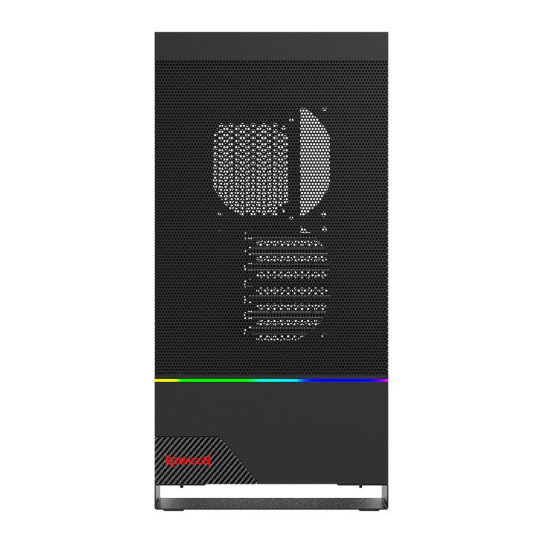 Gabinete Gamer Redragon Carbon, RGB, Mid-Tower, Lateral de Vidro, Preto, CA-610B