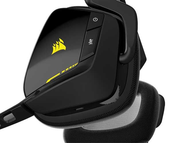 Headset Corsair VOID RGB Wireless Dolby 7.1 USB Gaming Carbon, CA-9011132-NA