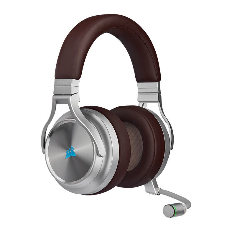 Headset Gamer Corsair Virtuoso RGB Wireless SE, Drivers 50mm, Marrom, CA-9011181-NA