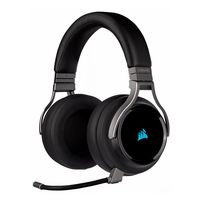 OPENBOX Headset Gamer Corsair Virtuoso RGB Wireless Preto 7.1 Drivers 50mm, CA-9011185-NA
