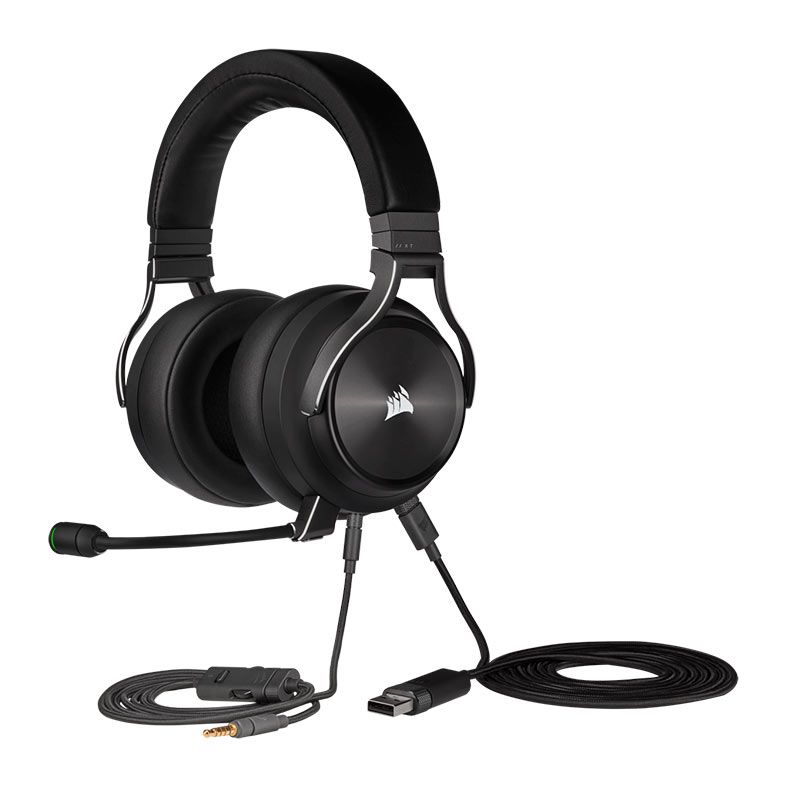 Headset Gamer Corsair Virtuoso RGB Wireless XT, Drivers 50mm, Cinza, CA-9011188-NA