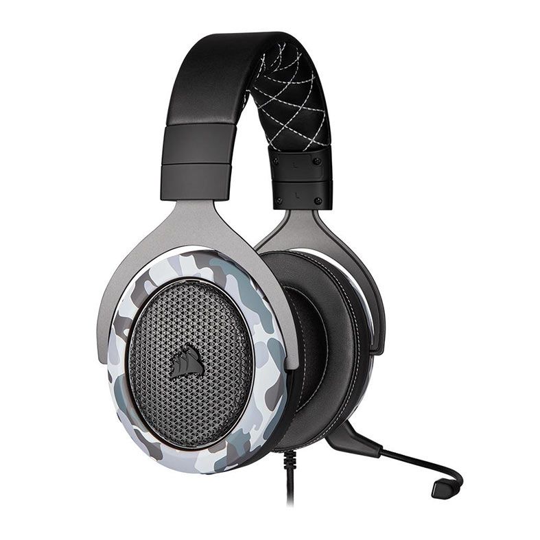 Headset Gamer Corsair HS60 Haptic, Drivers 50mm, Camuflado, CA-9011225-NA