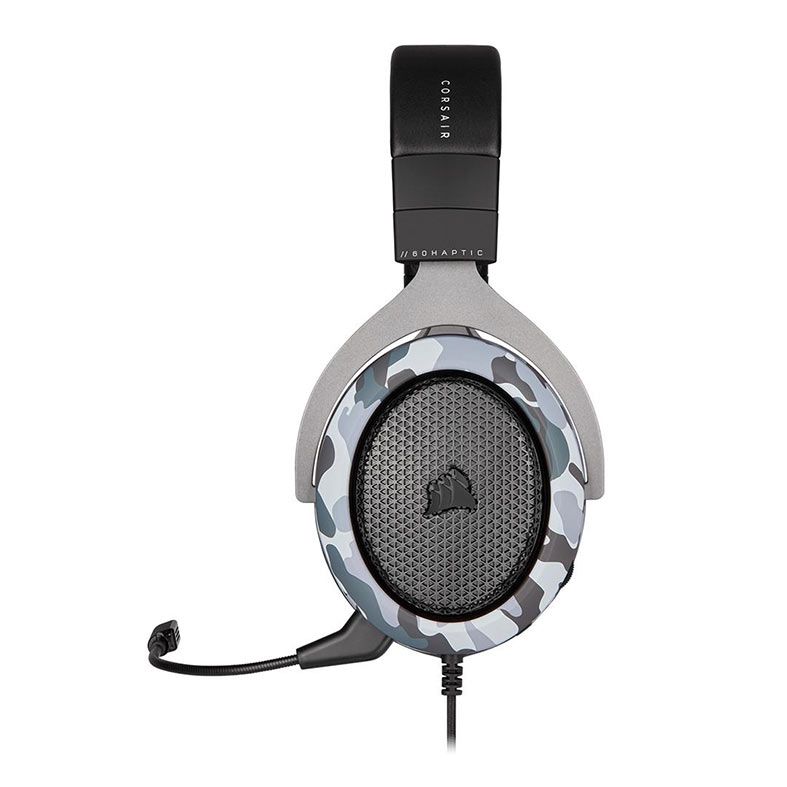 Headset Gamer Corsair HS60 Haptic, Drivers 50mm, Camuflado, CA-9011225-NA