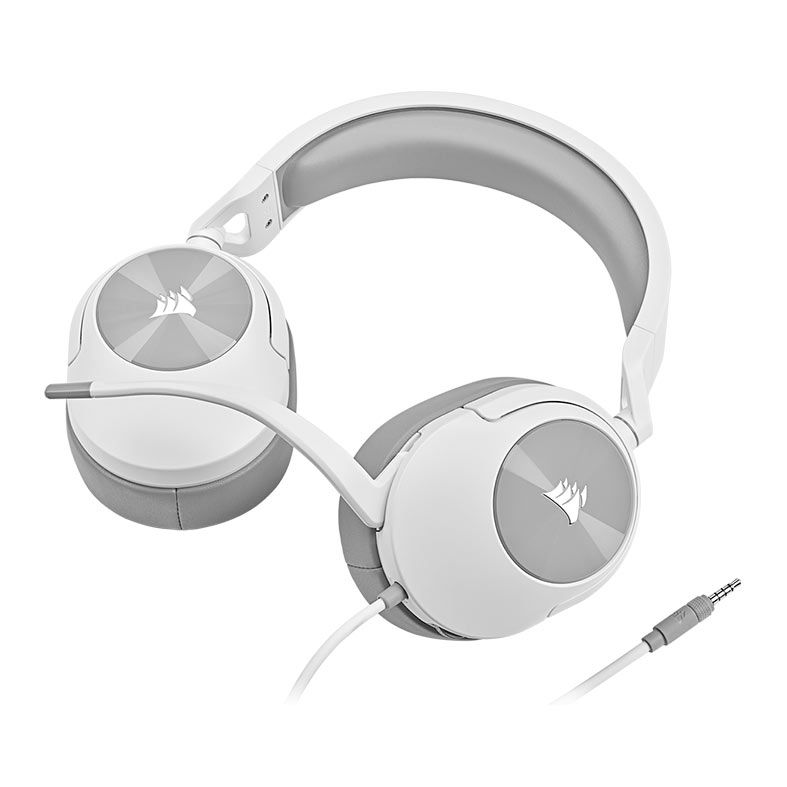 Headset Gamer Corsair HS55 Stereo, Drivers 50mm, Branco, CA-9011261-NA