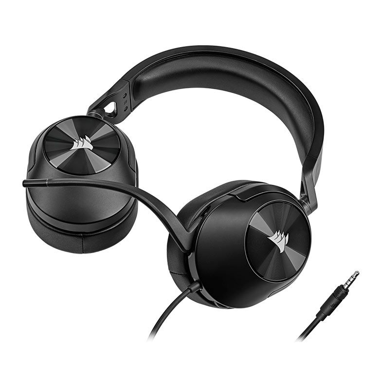 Headset Gamer Corsair HS55 Surround, Drivers 50mm, Preto, CA-9011265-NA
