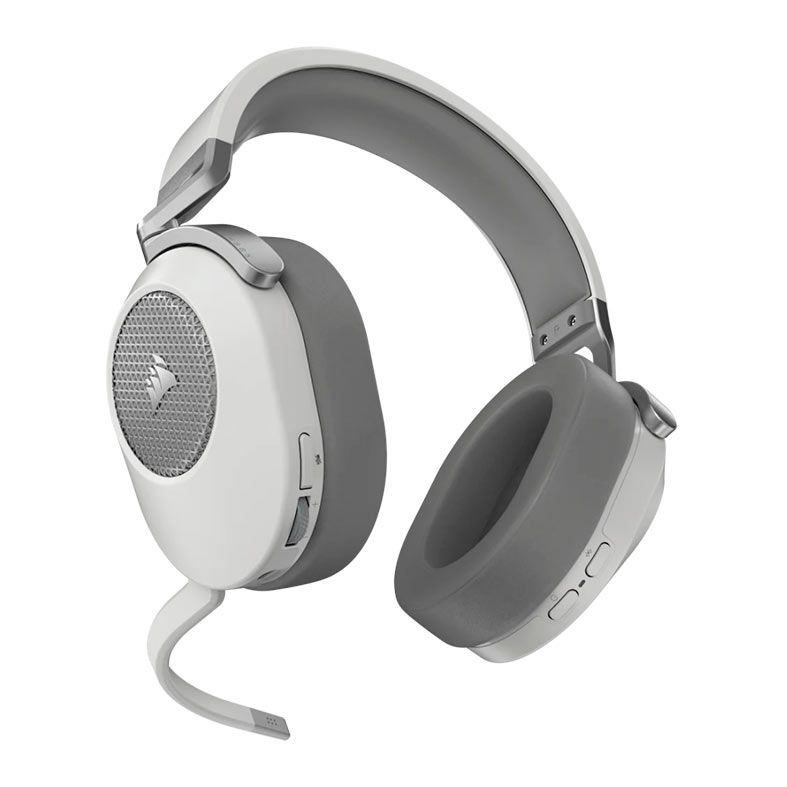 Headset Gamer Corsair HS65 Wireless, Surround 7.1, Drivers 50mm, Branco, CA-9011286-NA2
