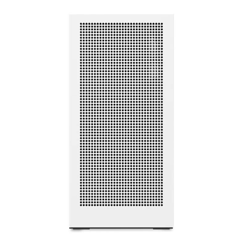 Gabinete Gamer NZXT H1 Mini-ITX com Fonte 650W e Water Cooler 140mm Branco, CA-H16WR-W1-US