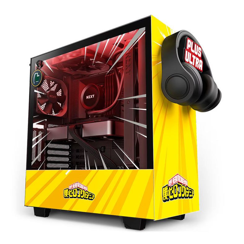Gabinete Gamer NZXT Rivais H510i, RGB, Mid-Tower, Lateral de Vidro, Com 2 Fans, Preto e Amarelo, CA-H510I-MH-RV