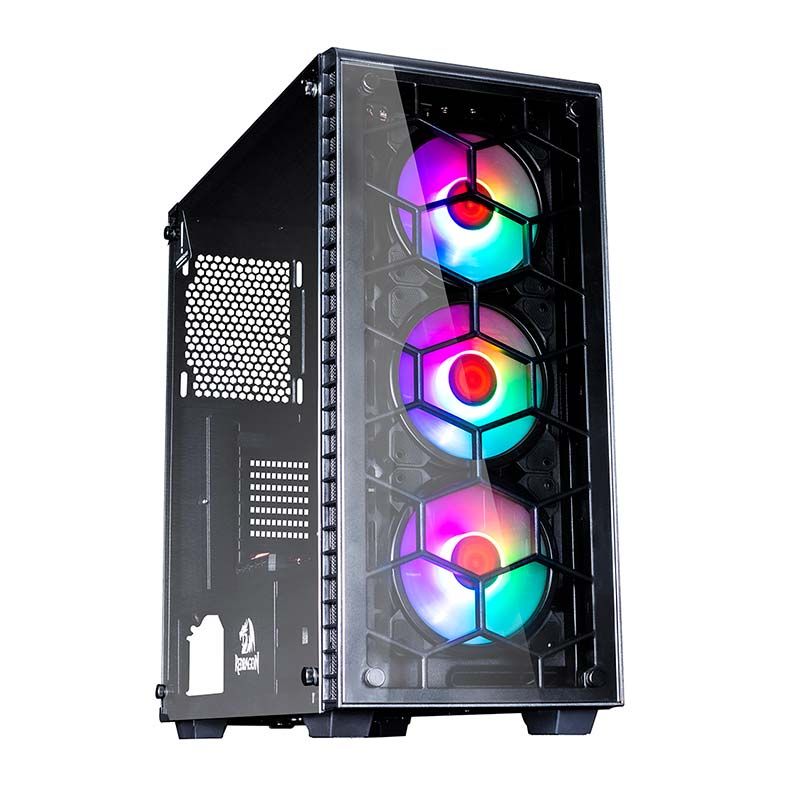 Gabinete Gamer Redragon Diamond Storm Pro RGB Preto, CA903PRO