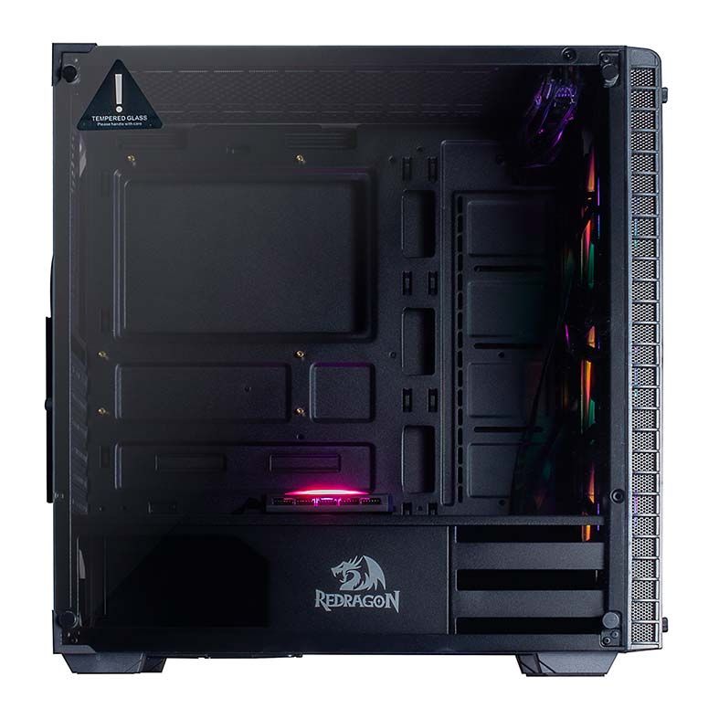 Gabinete Gamer Redragon Diamond Storm Pro RGB Preto, CA903PRO