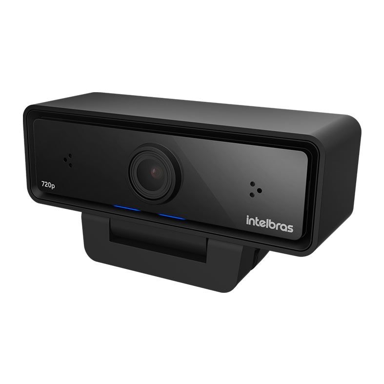 Webcam Intelbras, HD 720p, USB, Preta, CAM-720p