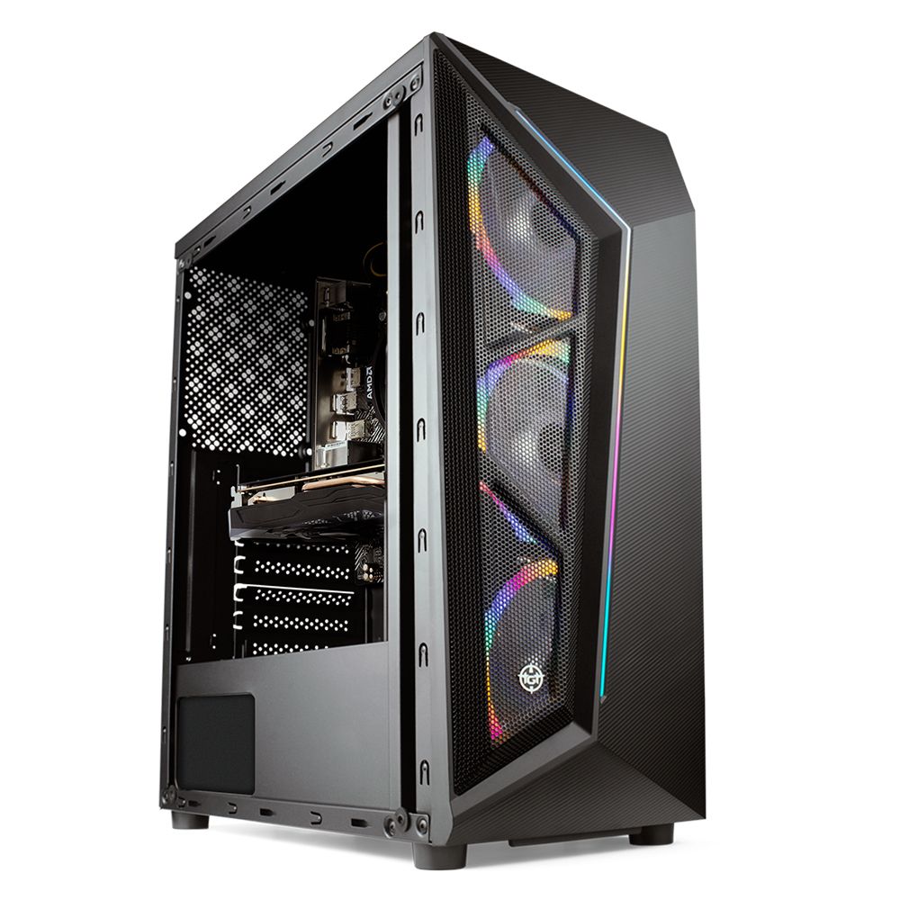 Computador Pichau Gamer Maccool II, AMD 4700S, GeForce GTX 1650 4GB, 16GB RAM, SSD 240GB
