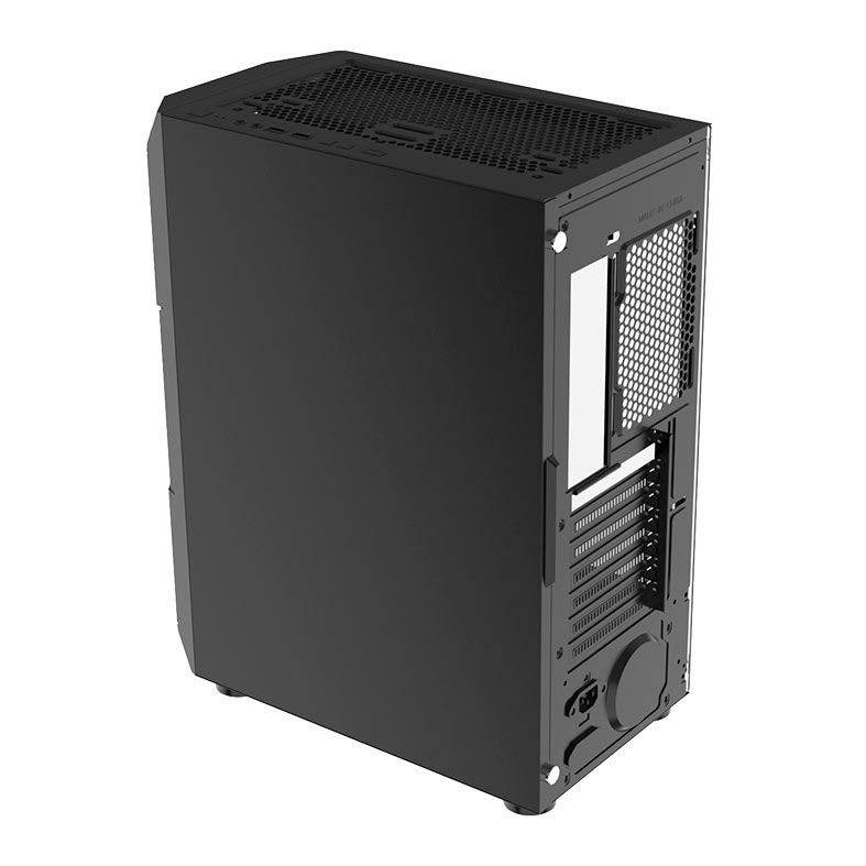 Gabinete Gamer Alseye Castle, Mid-Tower, Lateral de Vidro, Preto, CASTLE-BK