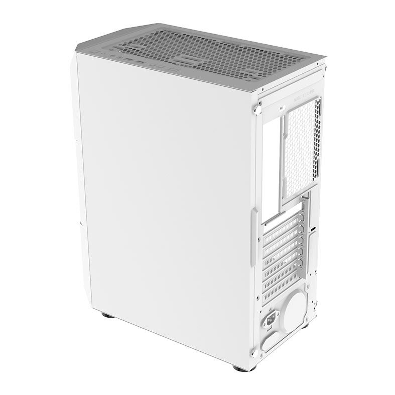 Gabinete Gamer Alseye Castle, Mid-Tower, Lateral de Vidro, Branco, CASTLE-WH