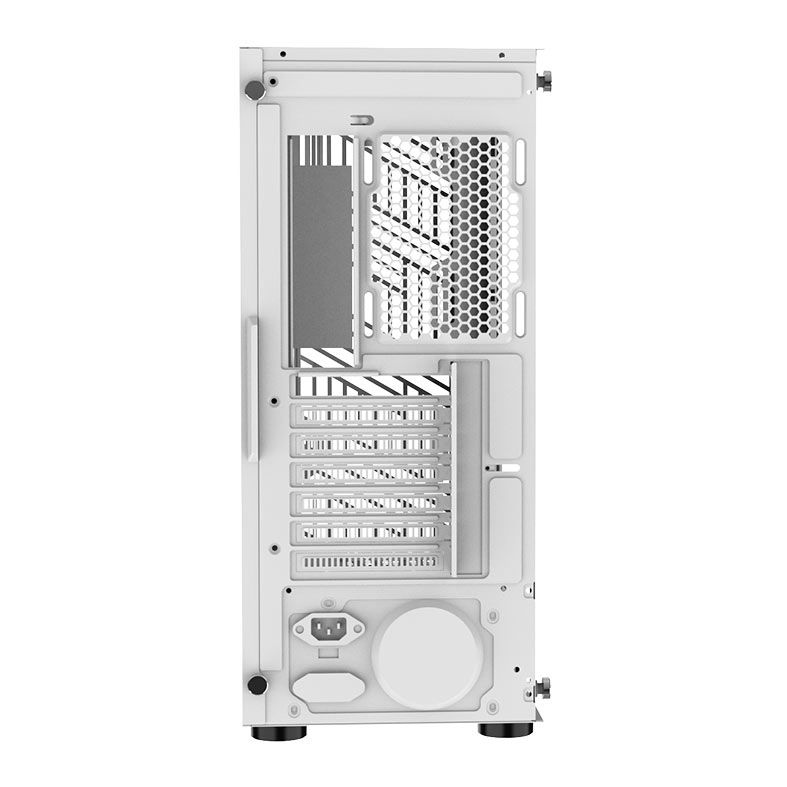 Gabinete Gamer Alseye Castle, Mid-Tower, Lateral de Vidro, Branco, CASTLE-WH