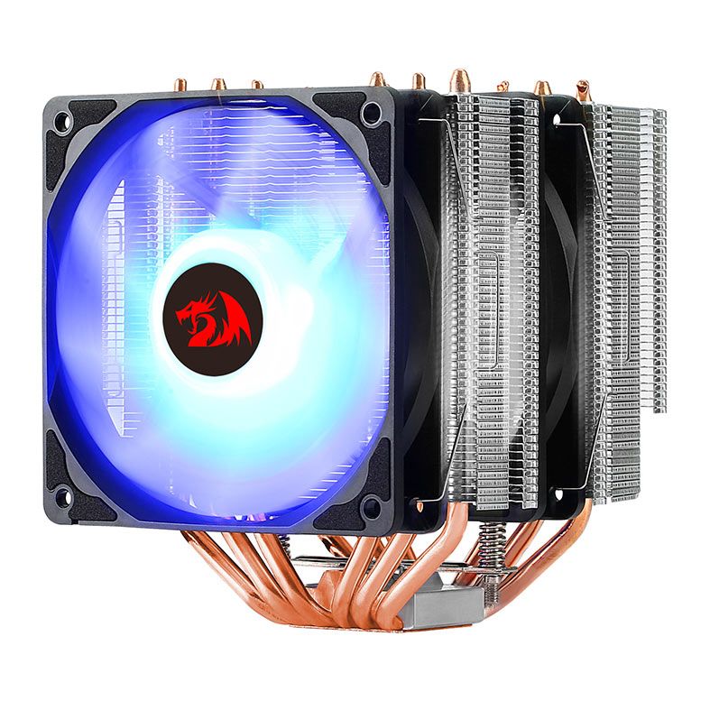 Cooler Para Processador Redragon Rind, RGB, 120mm, Preto, CC-1054-RGB