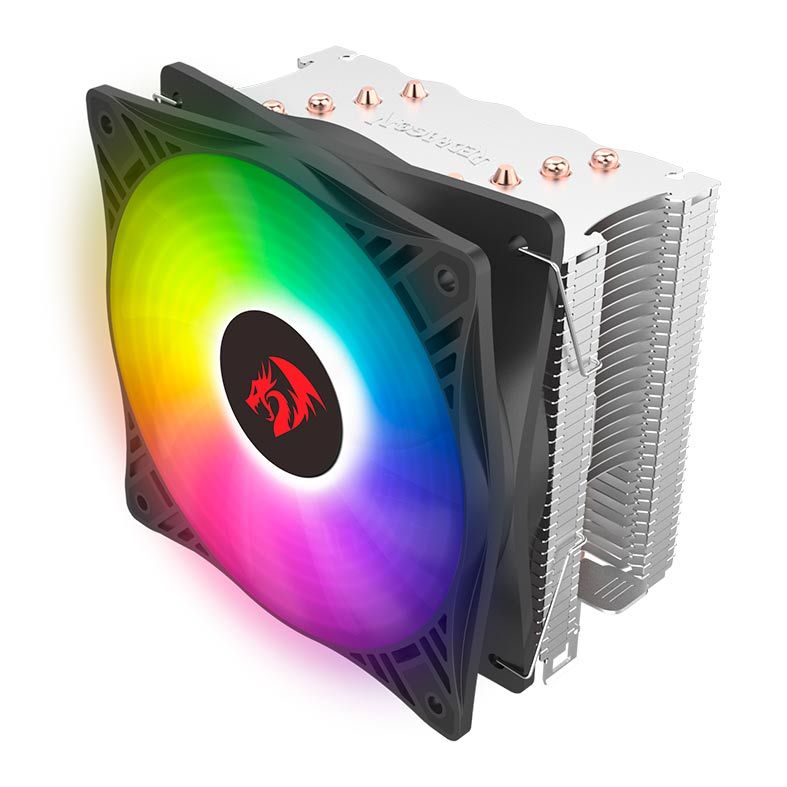Cooler Para Processador Redragon Agent, Rainbow, 120mm, CC-2011