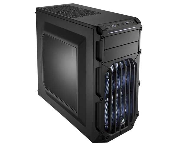 Gabinete Corsair Carbide Series SPEC-03 Fan LED Branco Acrílico Preto, CC-9011053-WW