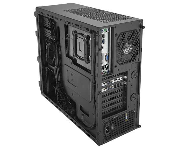 Gabinete Corsair Carbide Series SPEC-03 Fan LED Branco Acrílico Preto, CC-9011053-WW