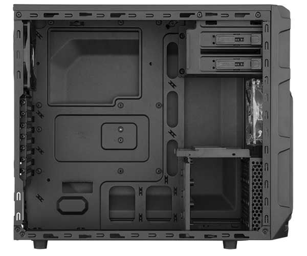 Gabinete Corsair Carbide Series SPEC-03 Fan LED Branco Acrílico Preto, CC-9011053-WW