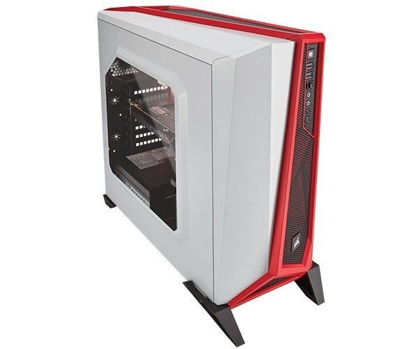 Gabinete Corsair Carbide Spec-ALPHA Branco/Vermelho, CC-9011083-WW