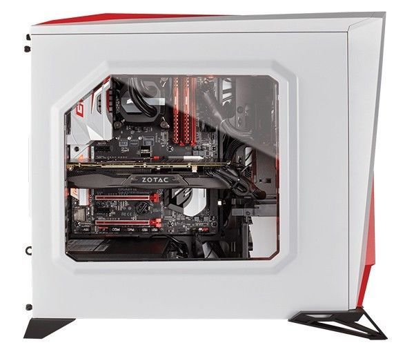 Gabinete Corsair Carbide Spec-ALPHA Branco/Vermelho, CC-9011083-WW